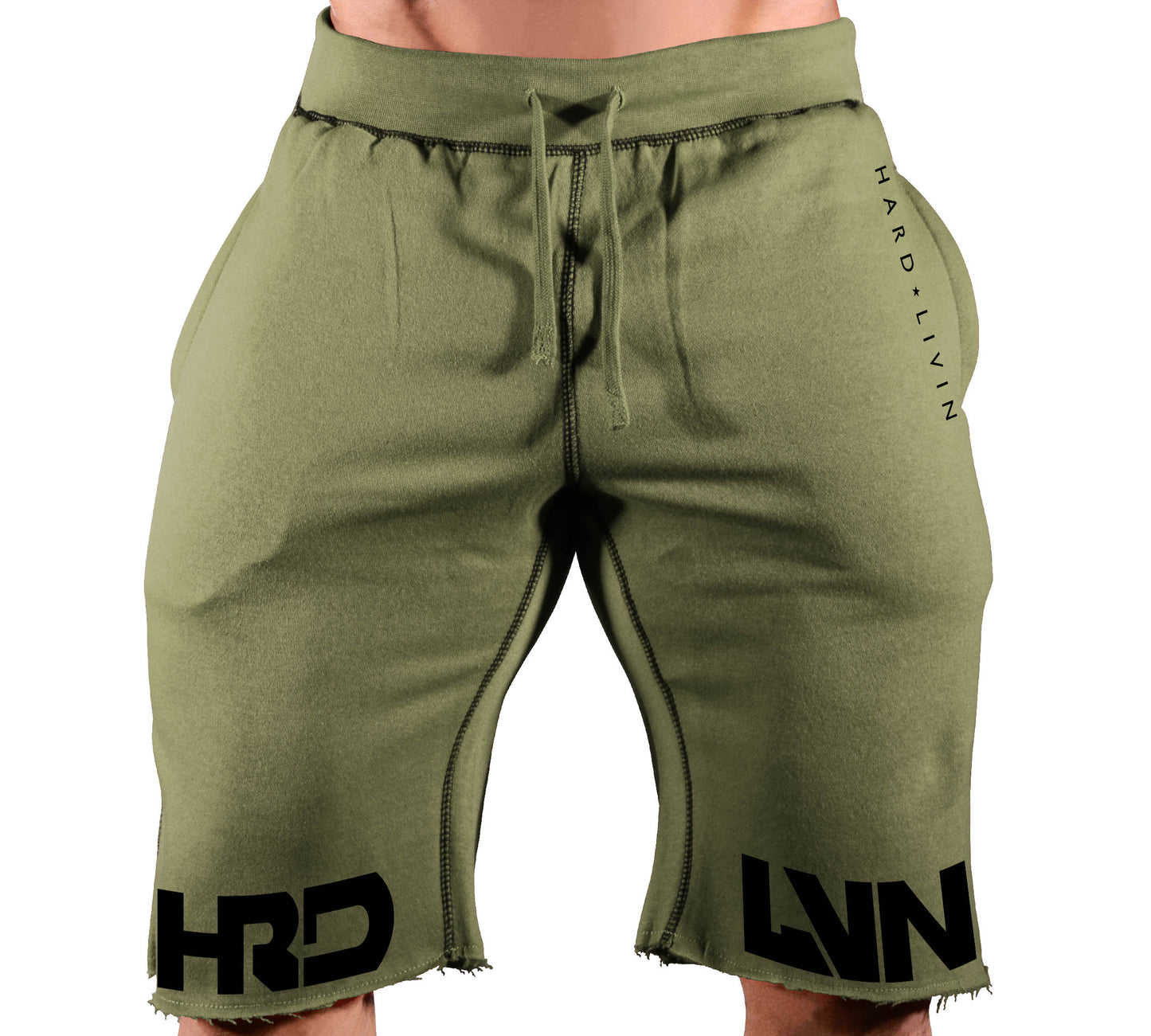 HRD-LVN (Split Leg)-13: Black