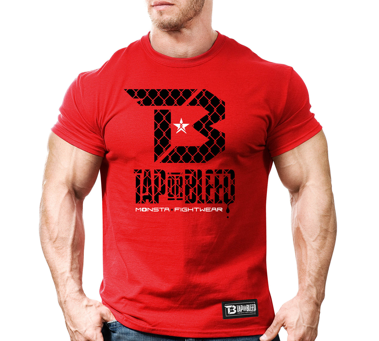 Tap or Bleed (Cage-Print)-273: Black