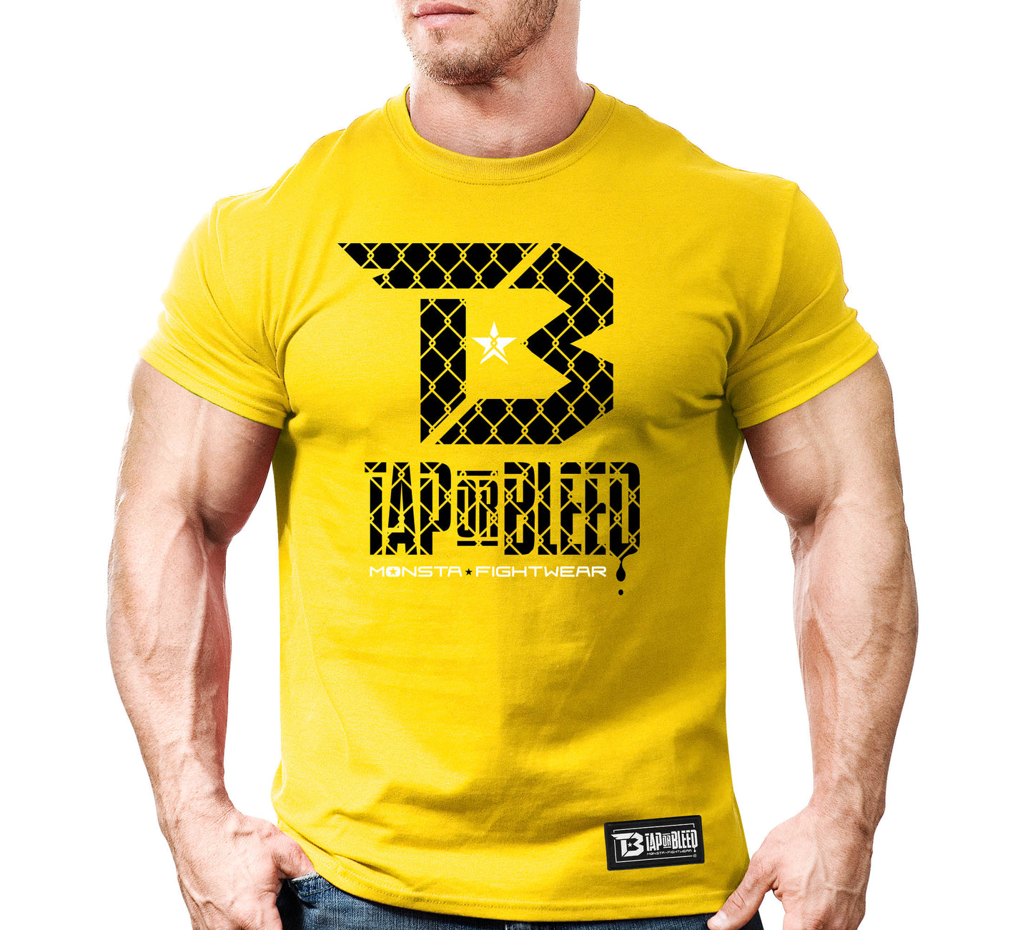 Tap or Bleed (Cage-Print)-273: Black