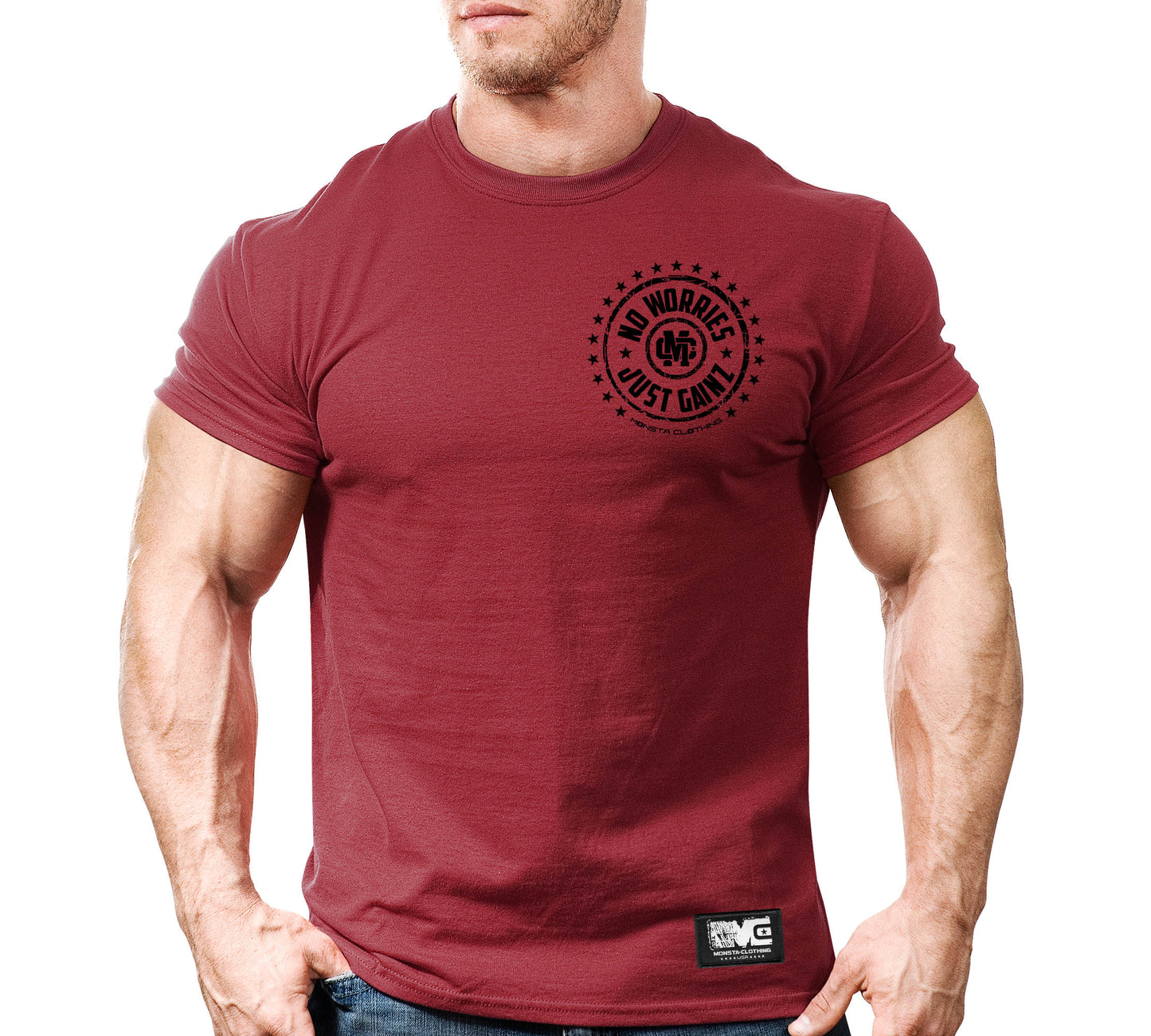 CSS: No Worries-Just Gainz (Crest)-320: Black