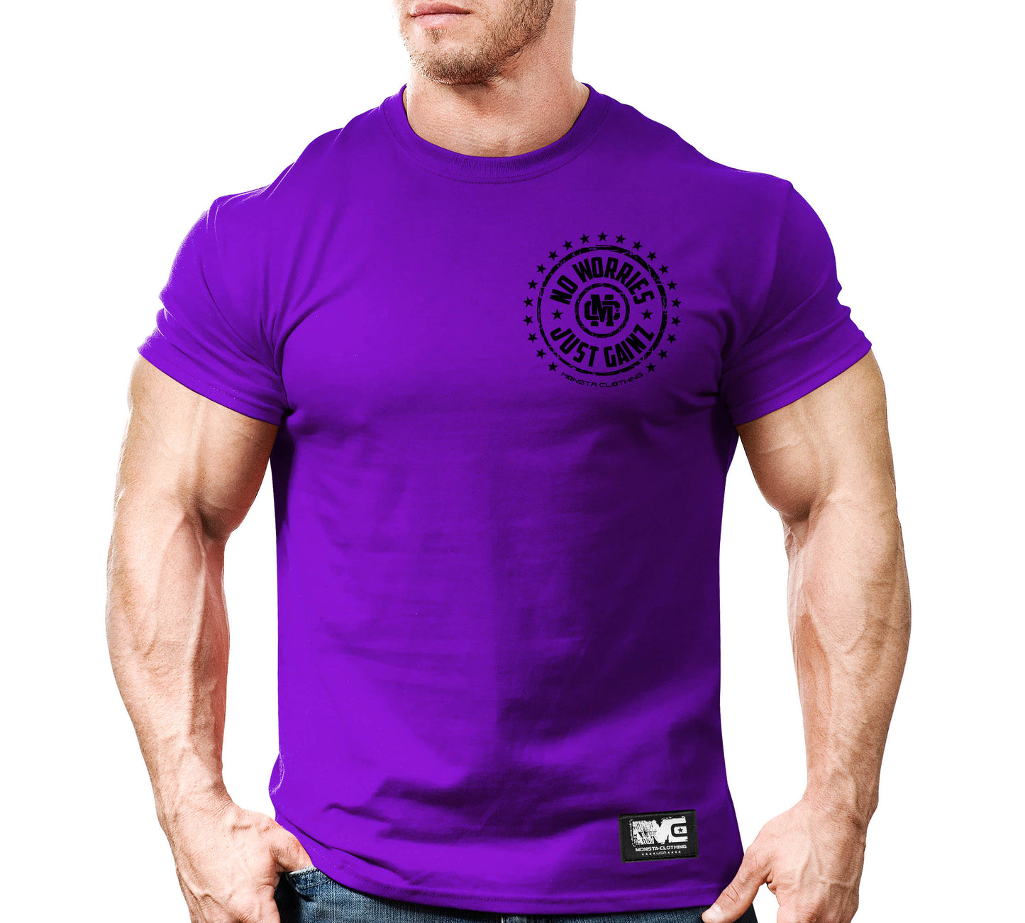 CSS: No Worries-Just Gainz (Crest)-320: Black