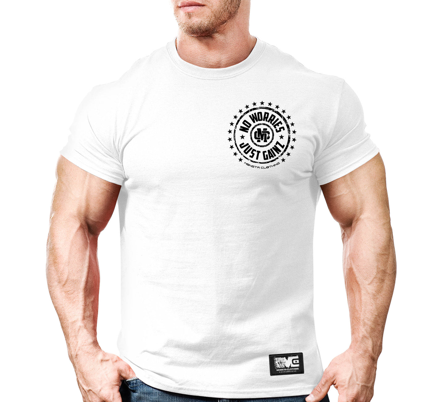 CSS: No Worries-Just Gainz (Crest)-320: Black