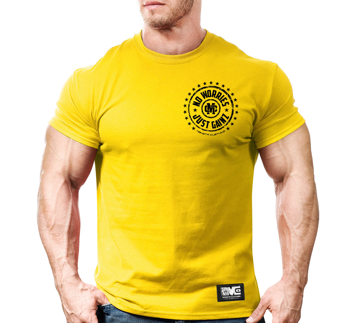 CSS: No Worries-Just Gainz (Crest)-320: Black